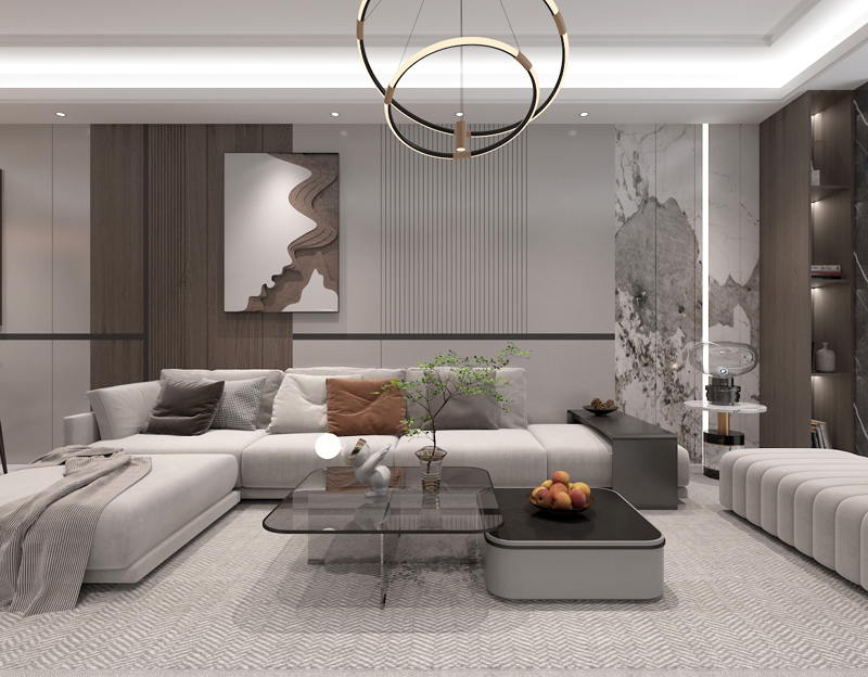 現(xiàn)代簡約輕奢風格裝修效果圖